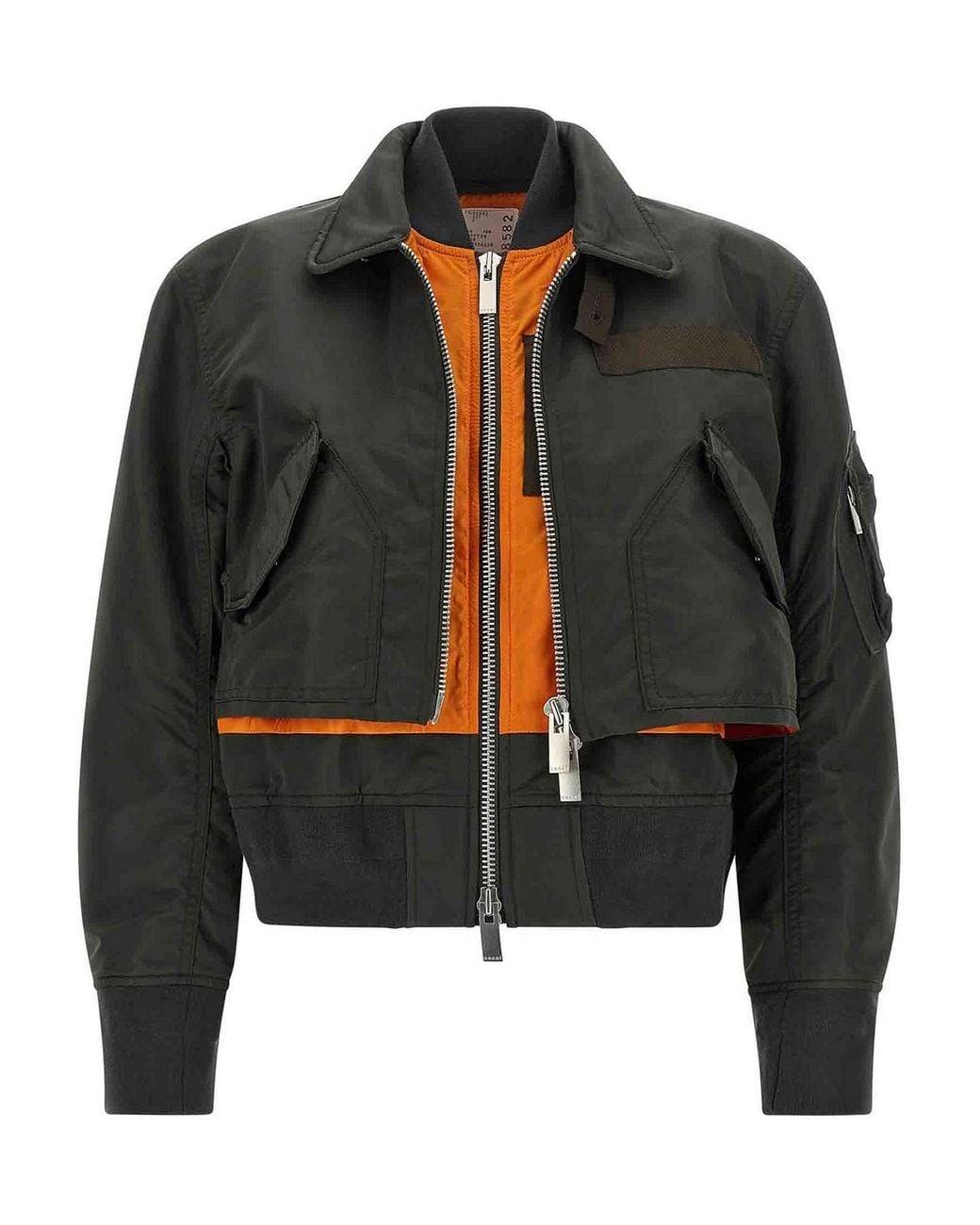 Sacai Black Double Layer Blouson