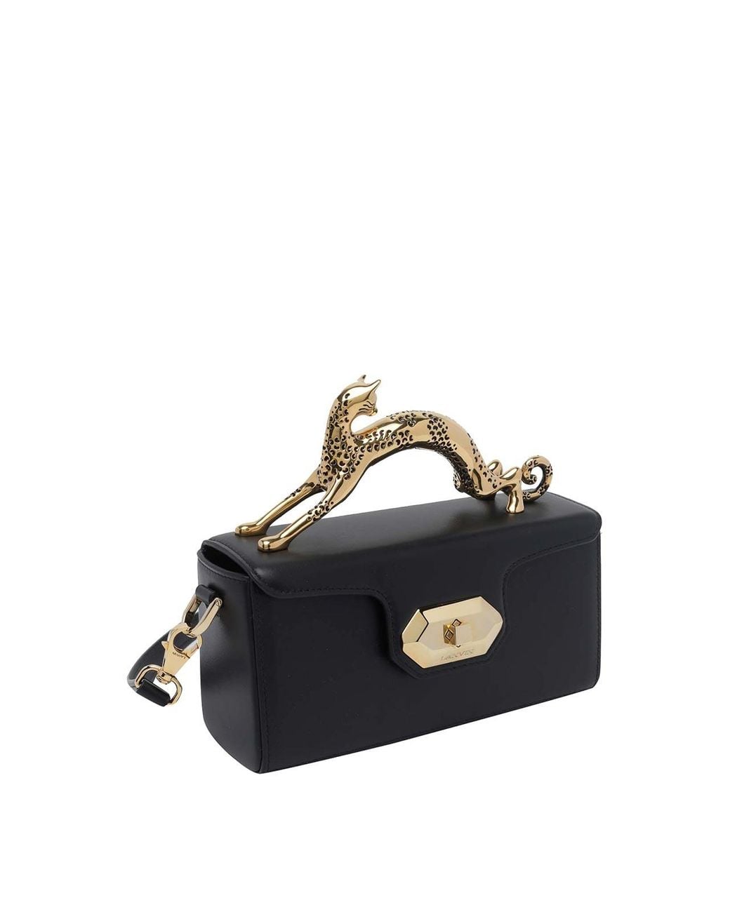 Lanvin Blue Nano Pencil Cat Handbag