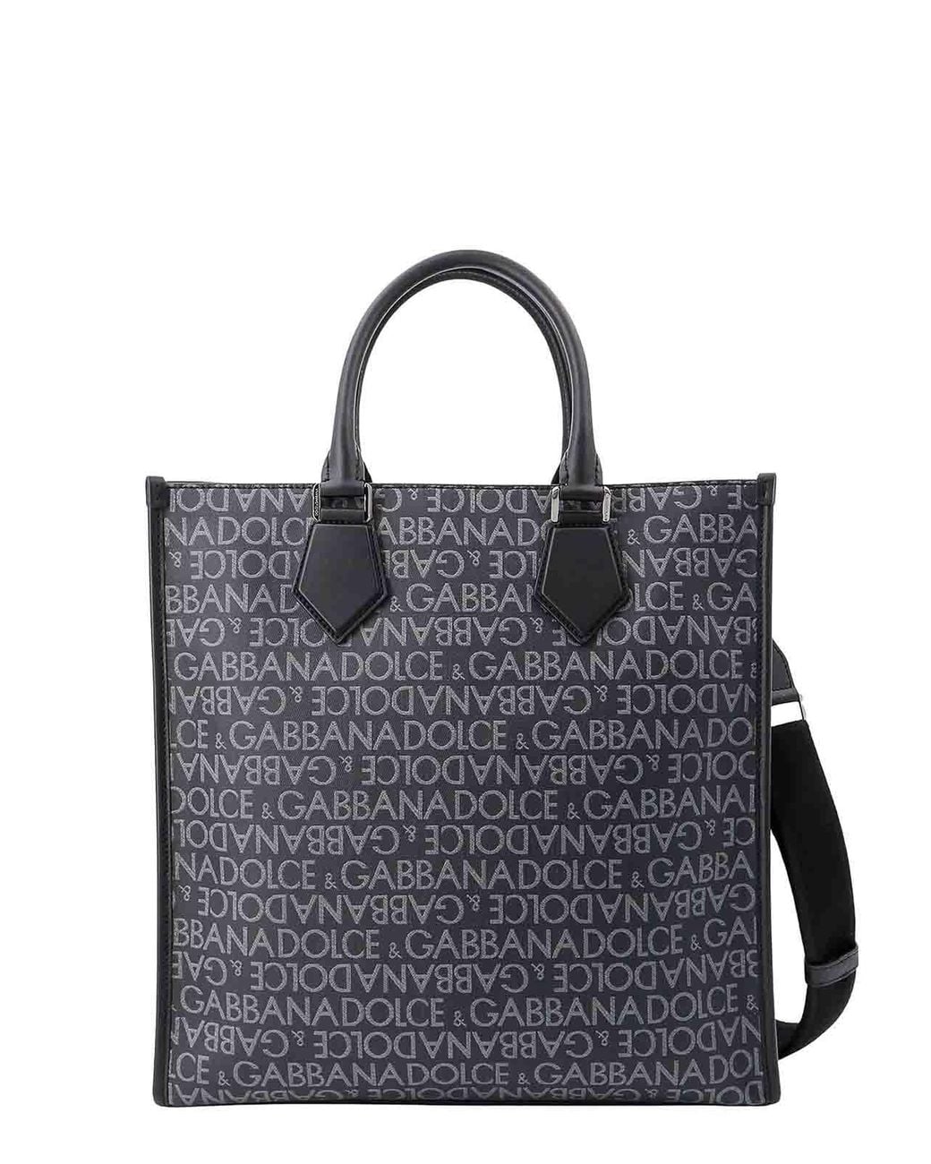Dolce & Gabbana Black Tote Bags for men