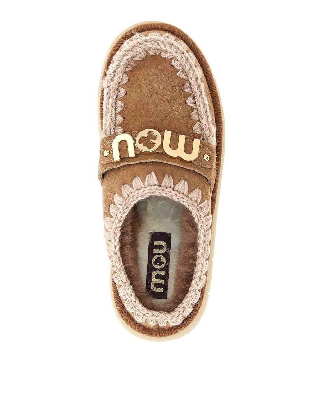 Mules Mou en coloris Brown