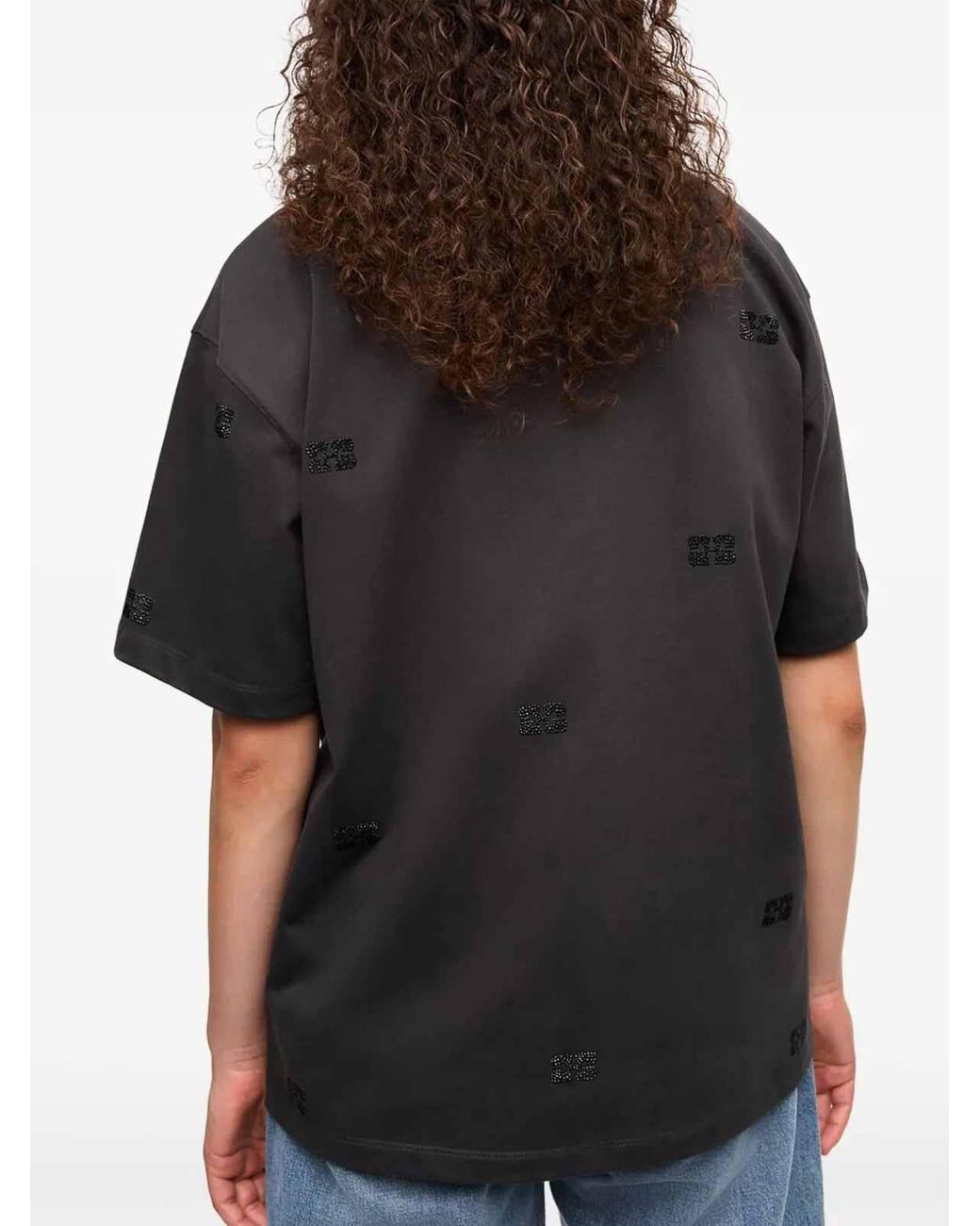 Ganni Black Oversize T-Shirt