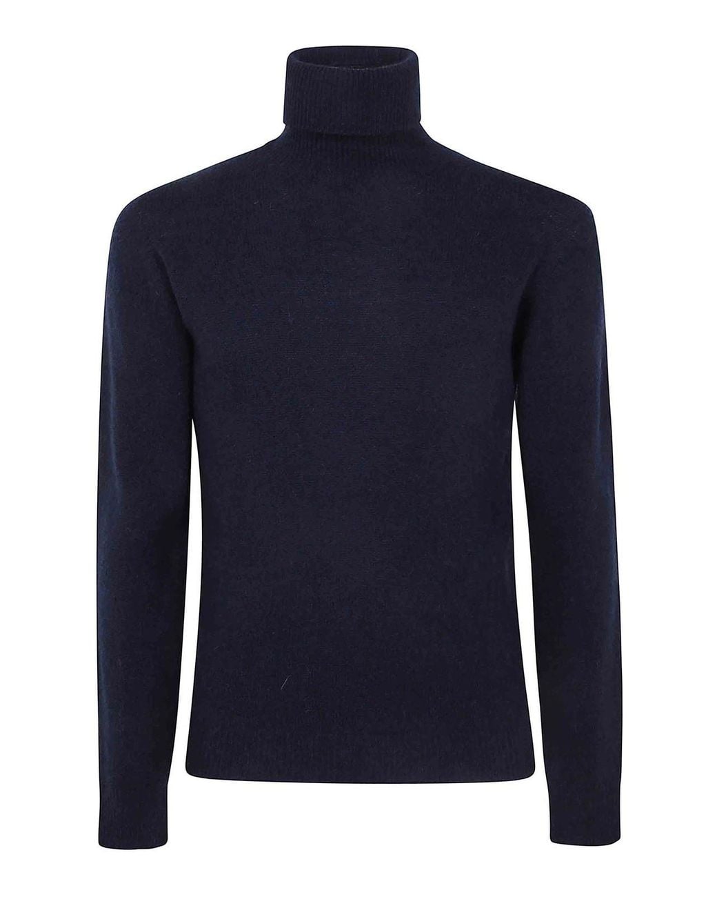 Nuur Blue Long Sleeves Turtle Neck Sweater for men