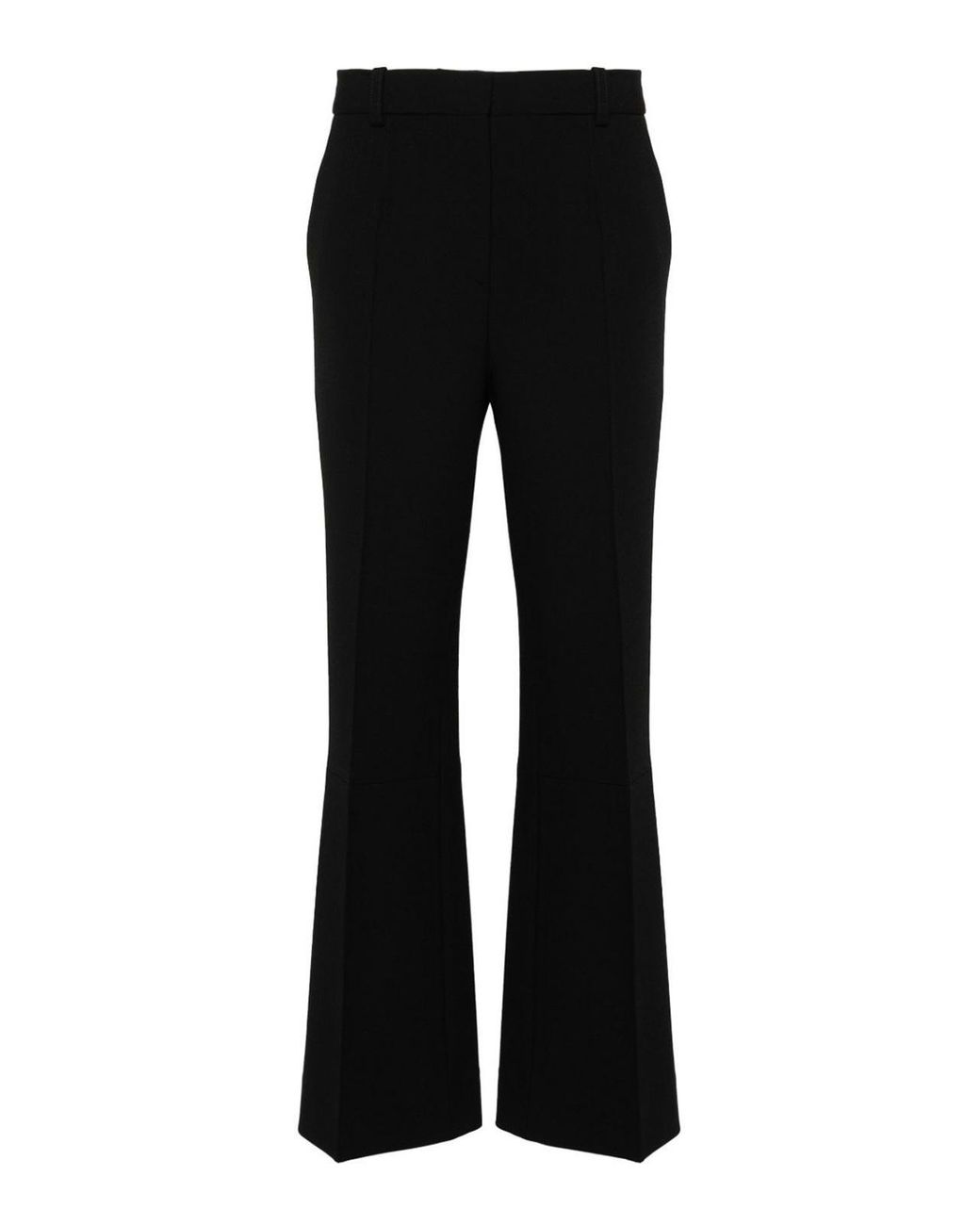 Victoria Beckham Black Flared Trousers
