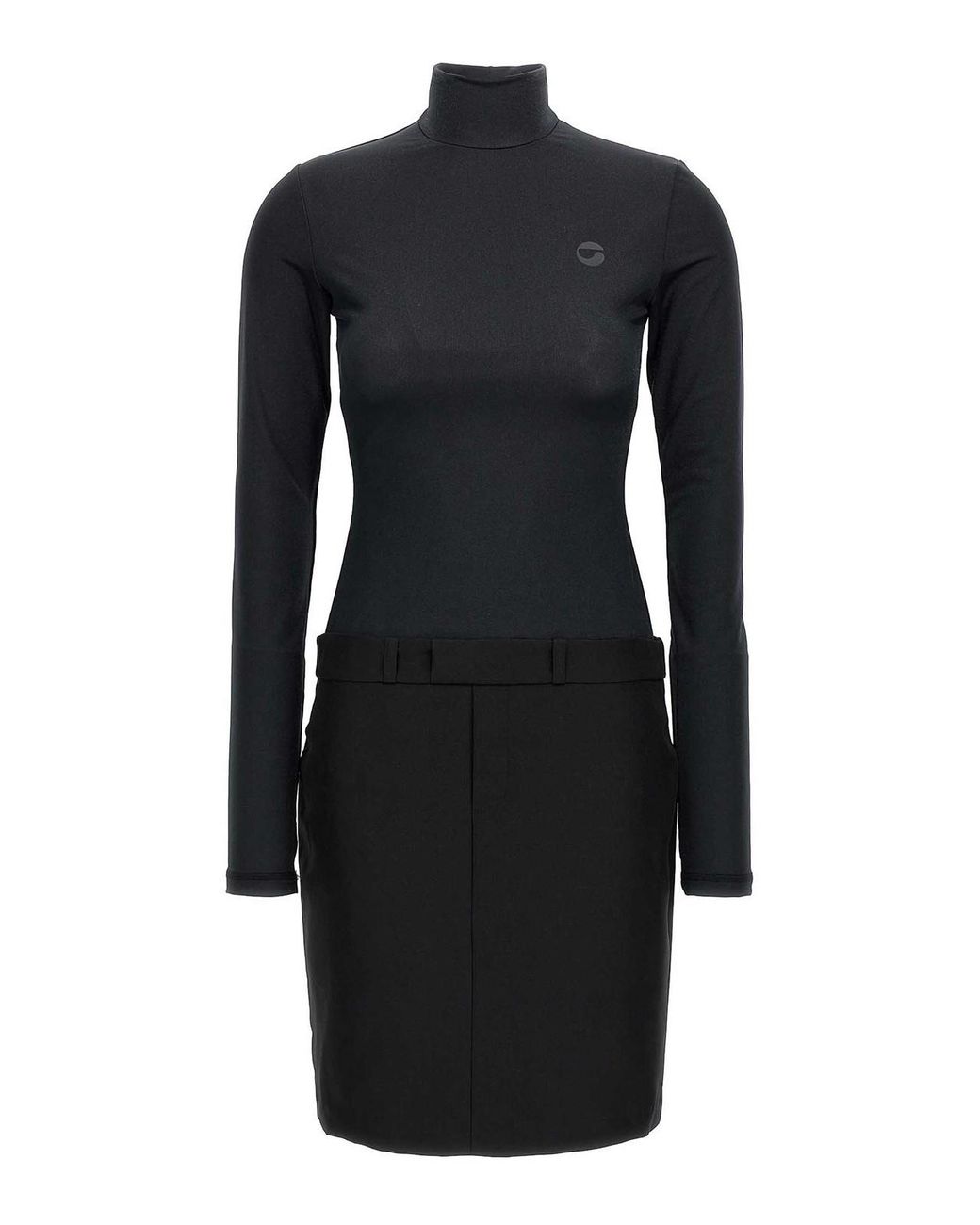Coperni Black Hybrid Dress