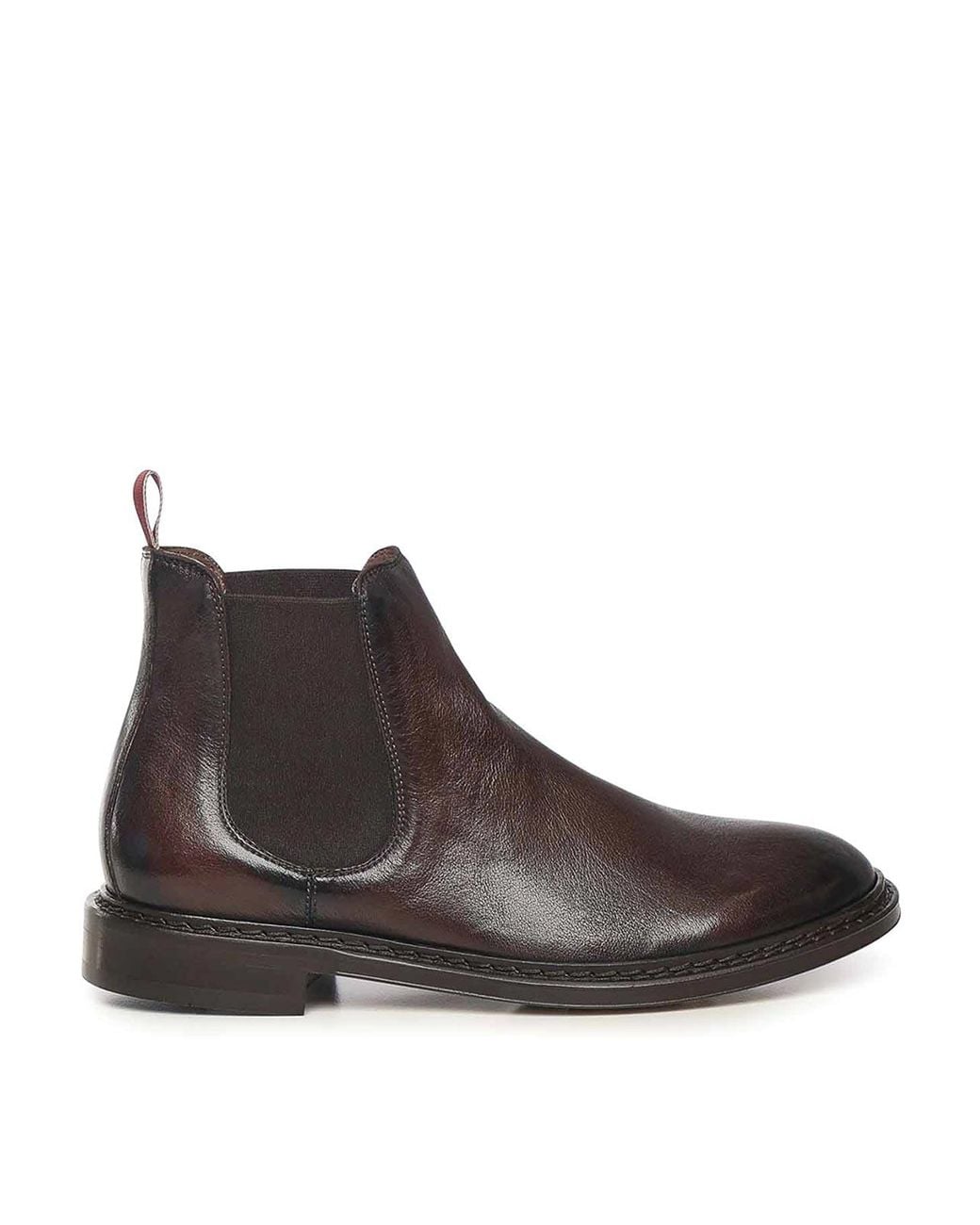 Sturlini Brown Leather Chelsea Boot for men