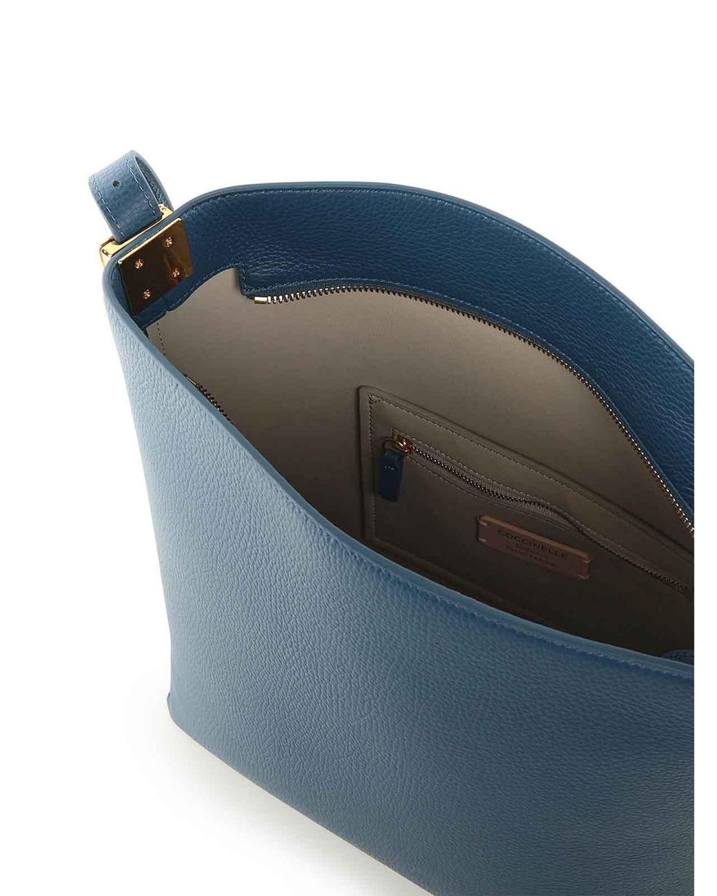 Coccinelle Blue Leather Shoulder Bag