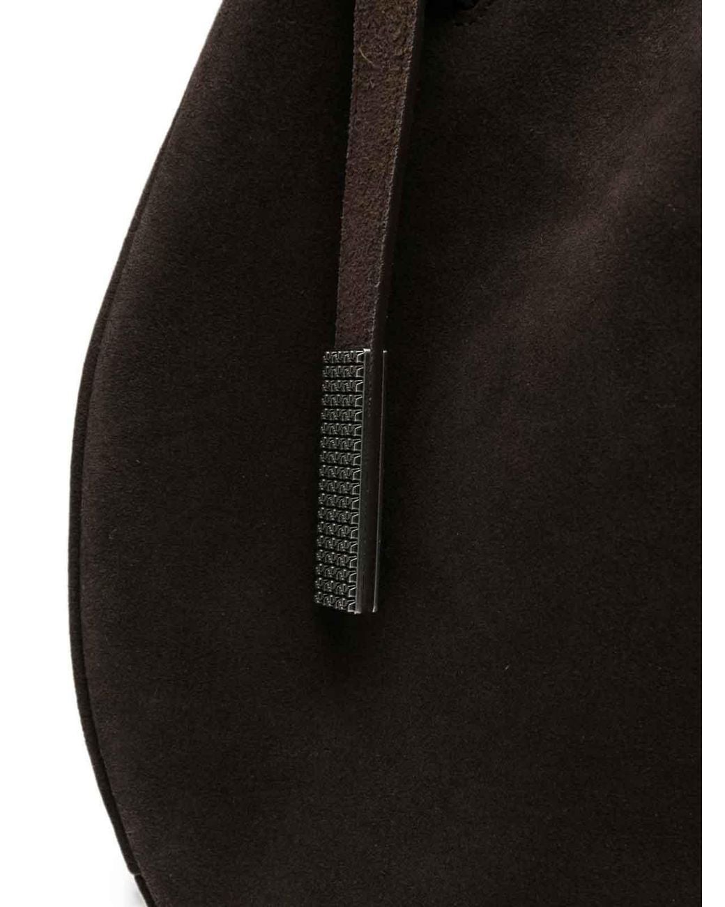 Emporio Armani Black Leather Hobo Bag