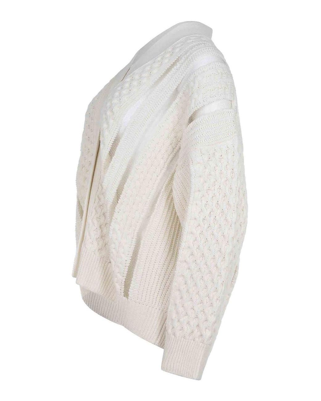 Cardigan ATOMOFACTORY en coloris White