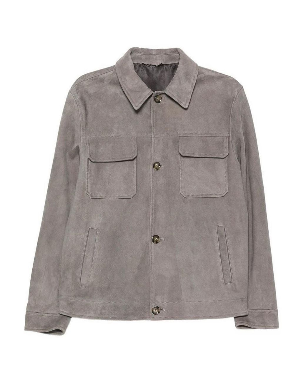 Lardini Gray Jacket for men