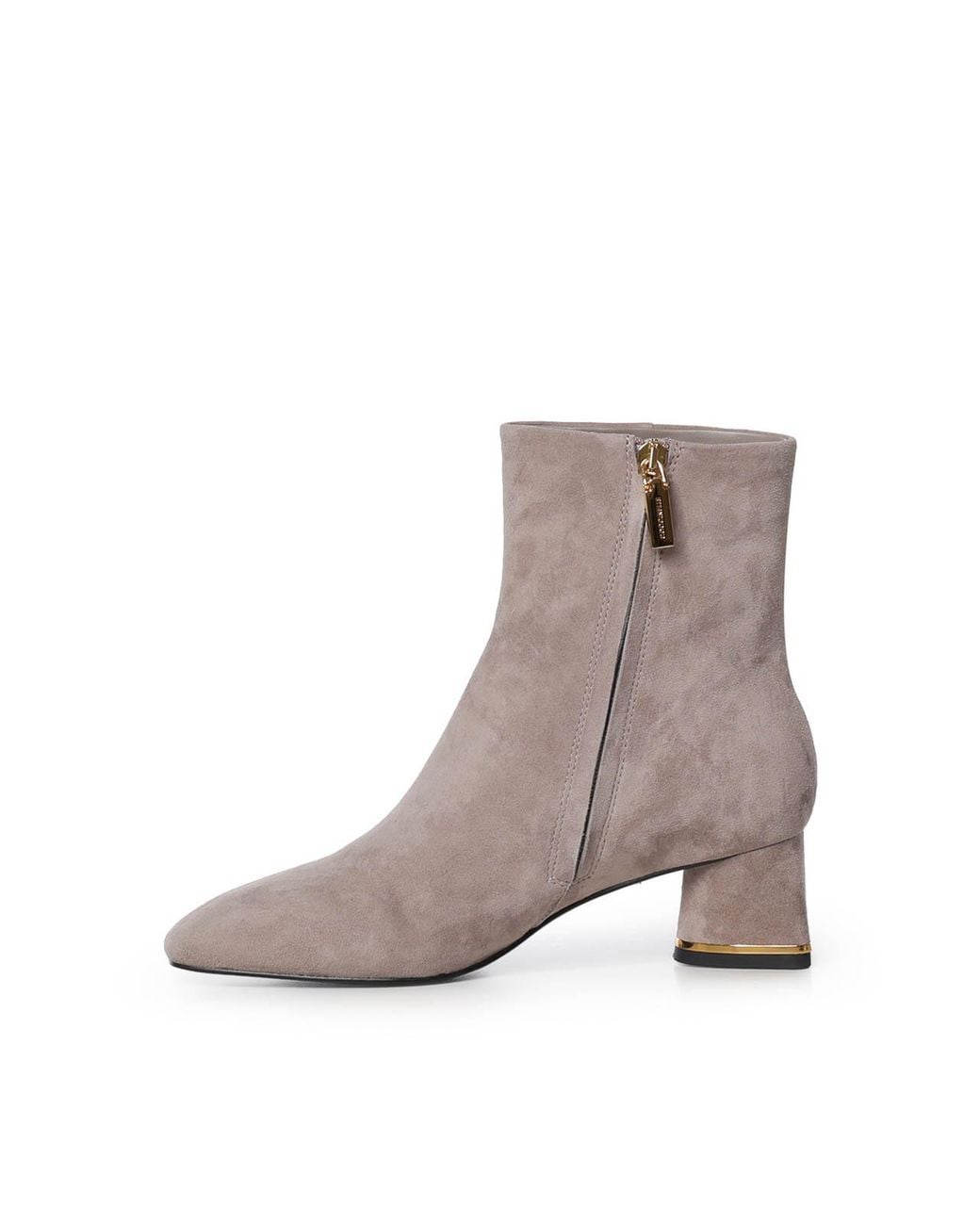 Coccinelle Gray C-Everyday Suede Ankle Boots