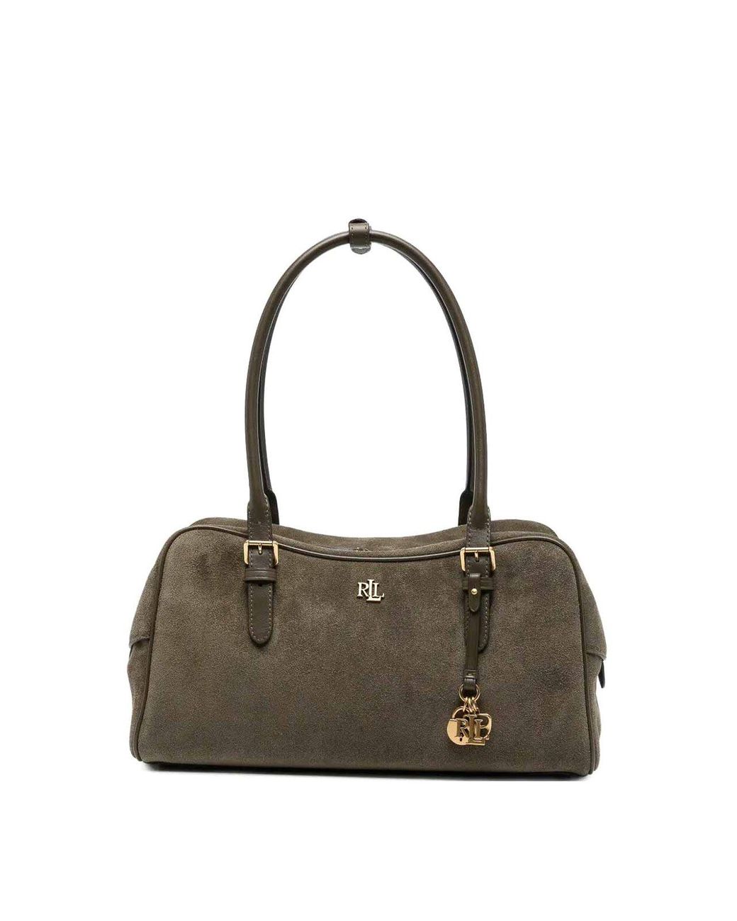 Ralph Lauren Metallic Mrcy Large Zipped Satchel Bag