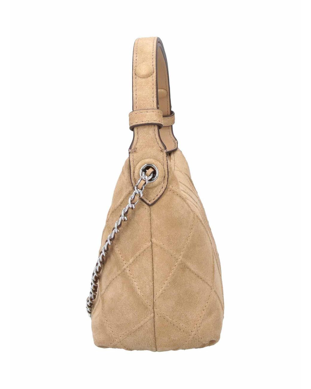 Tory Burch Natural Fleming Shoulder Pouch