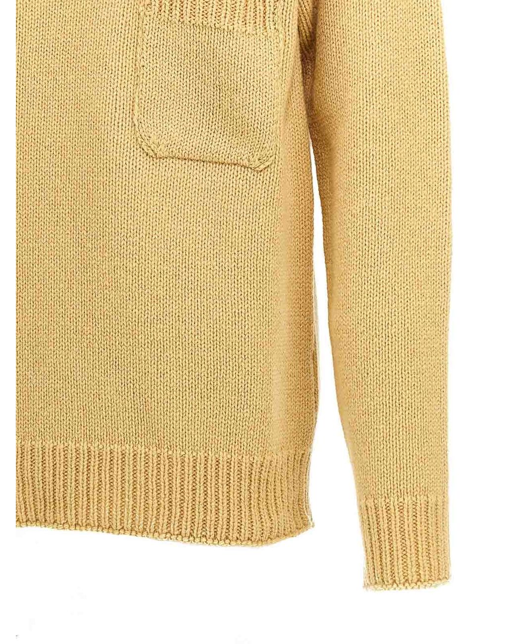 Marni Yellow Wool Sweater for men