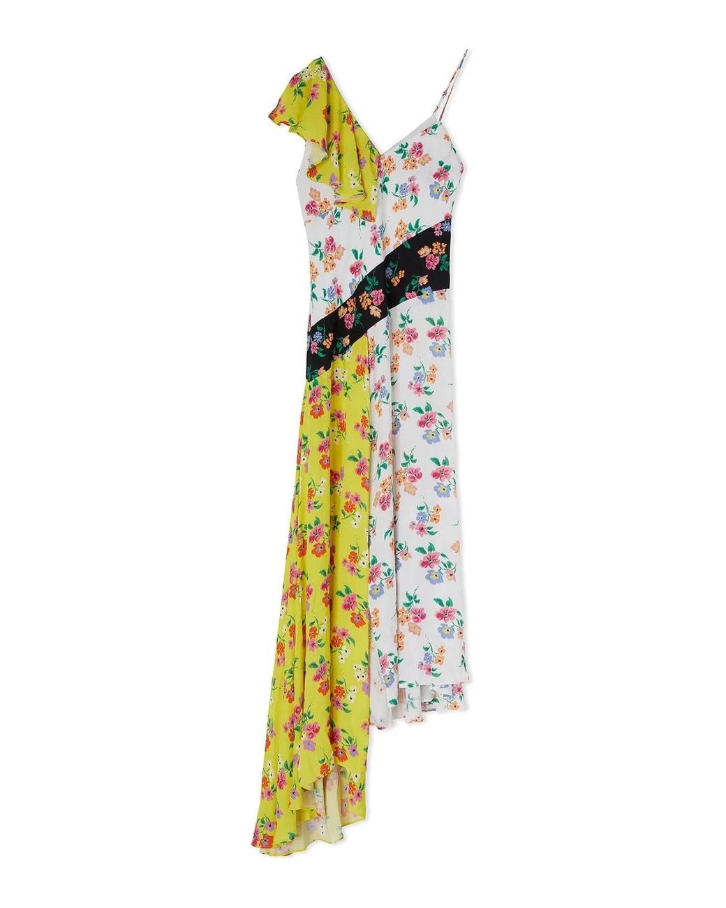 MSGM Multicolor Floral Dress