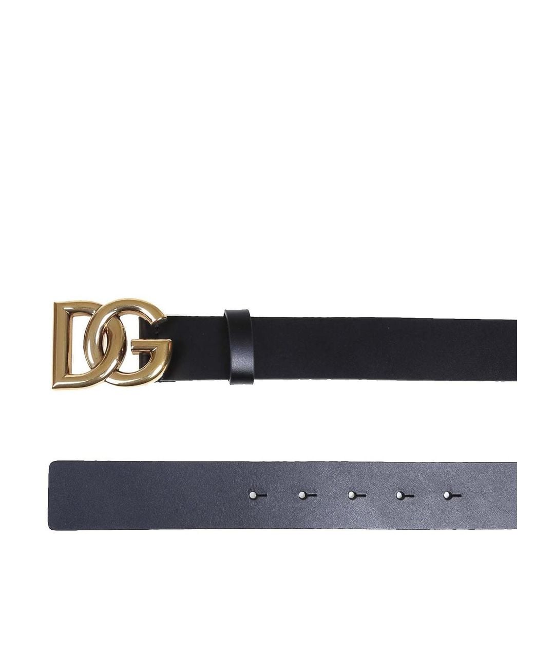 Dolce & Gabbana Blue Branded Belt for men