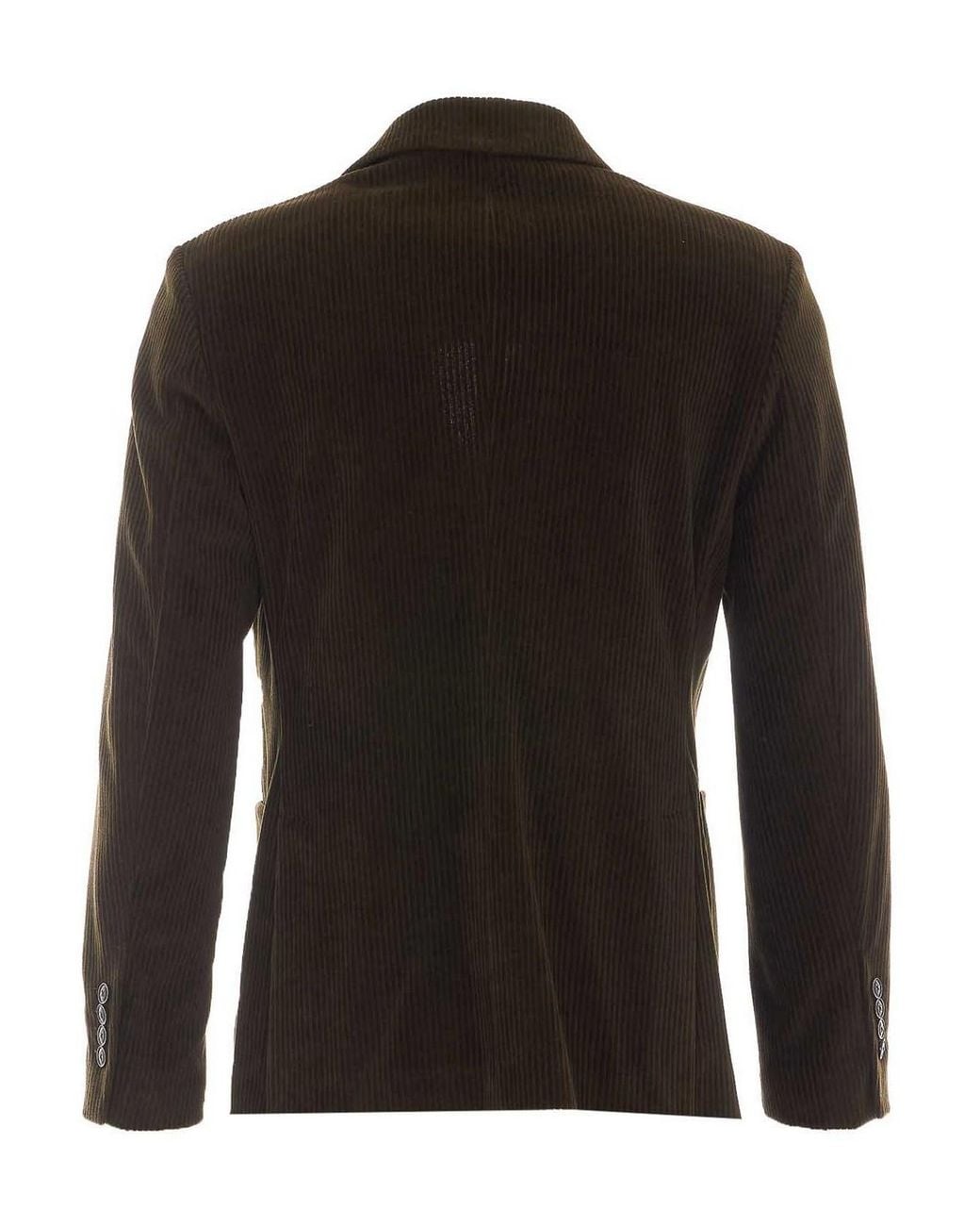 Circolo 1901 Black Velvet Double Breasted Jacket for men