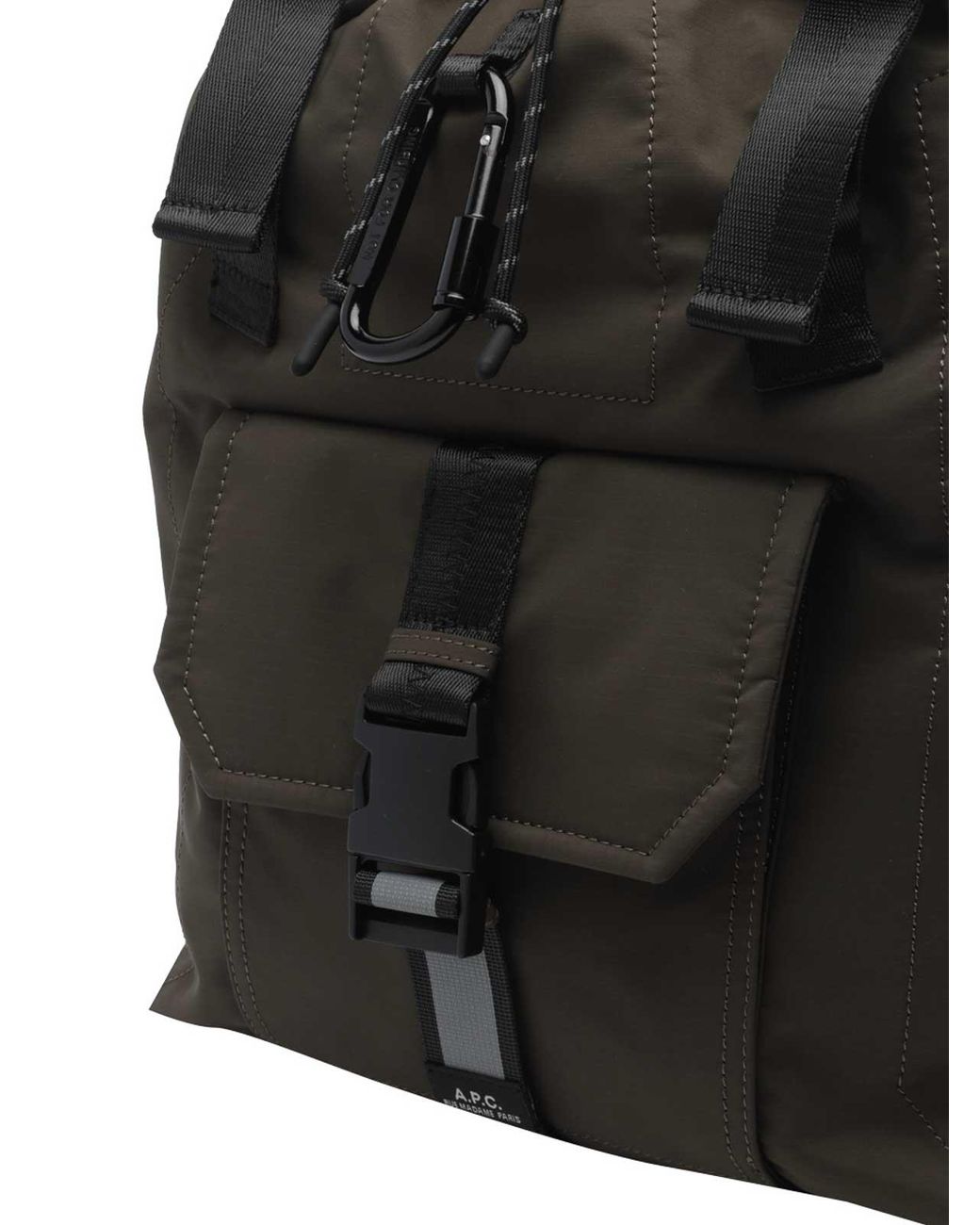 A.P.C. Black Trek Backpack for men
