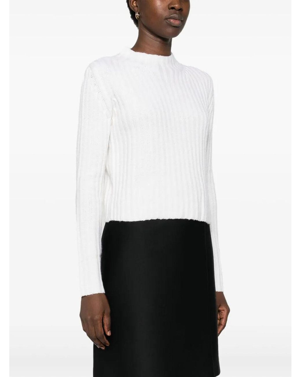 Max Mara White Sweater