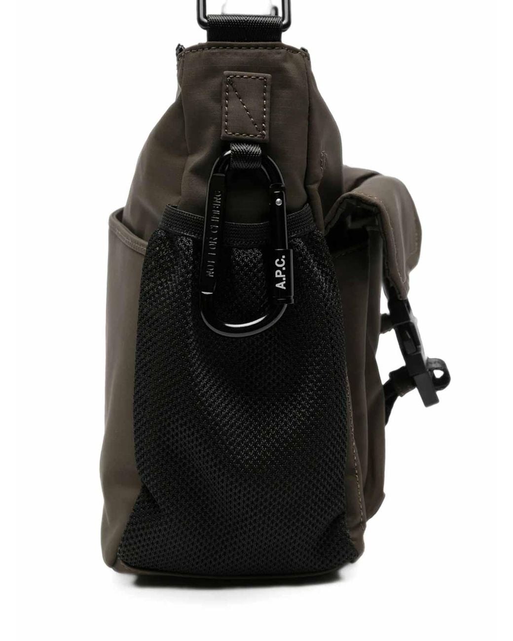 A.P.C. Black Bum Bag for men