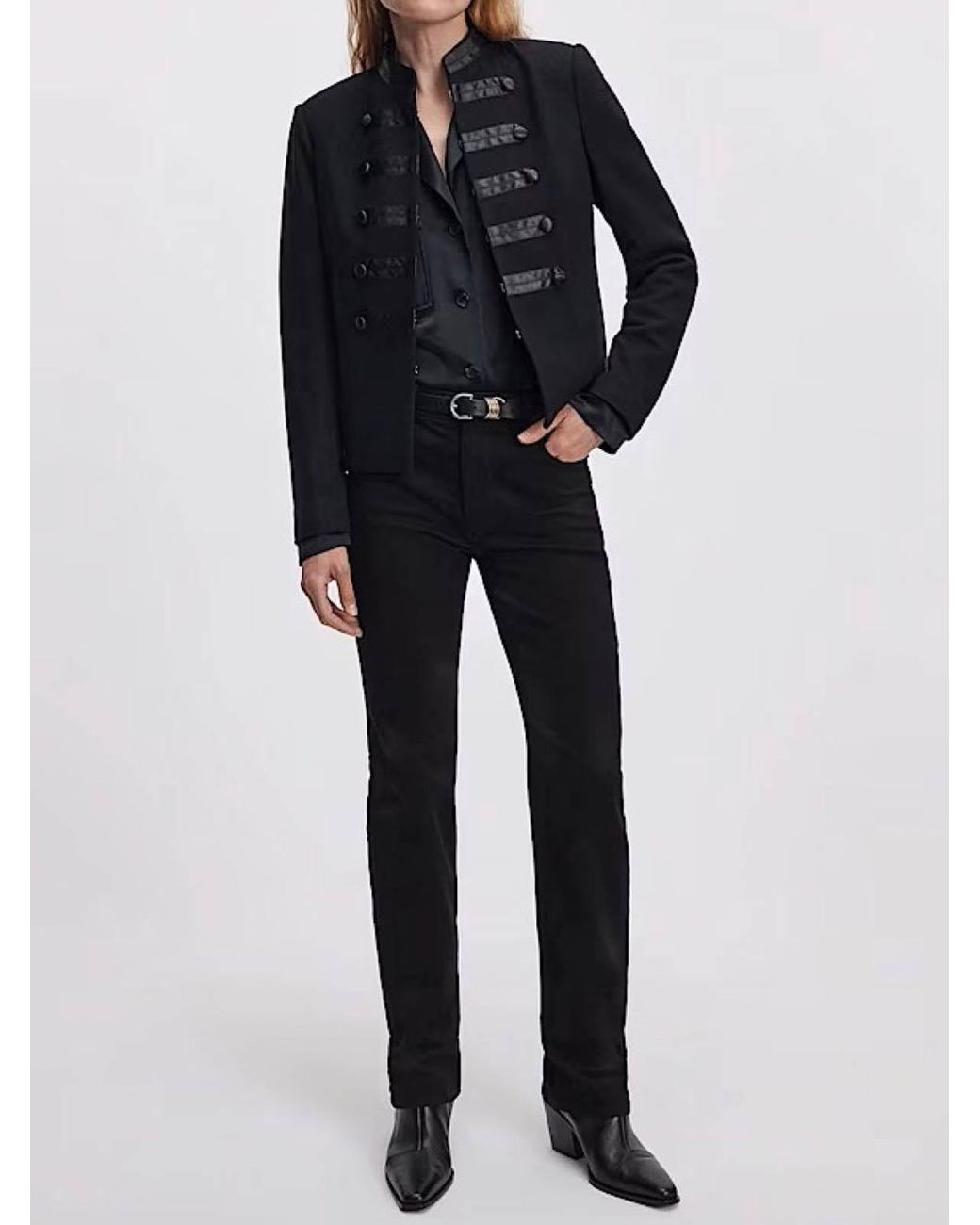 Rag & Bone Black Jacket Mercer Regalia