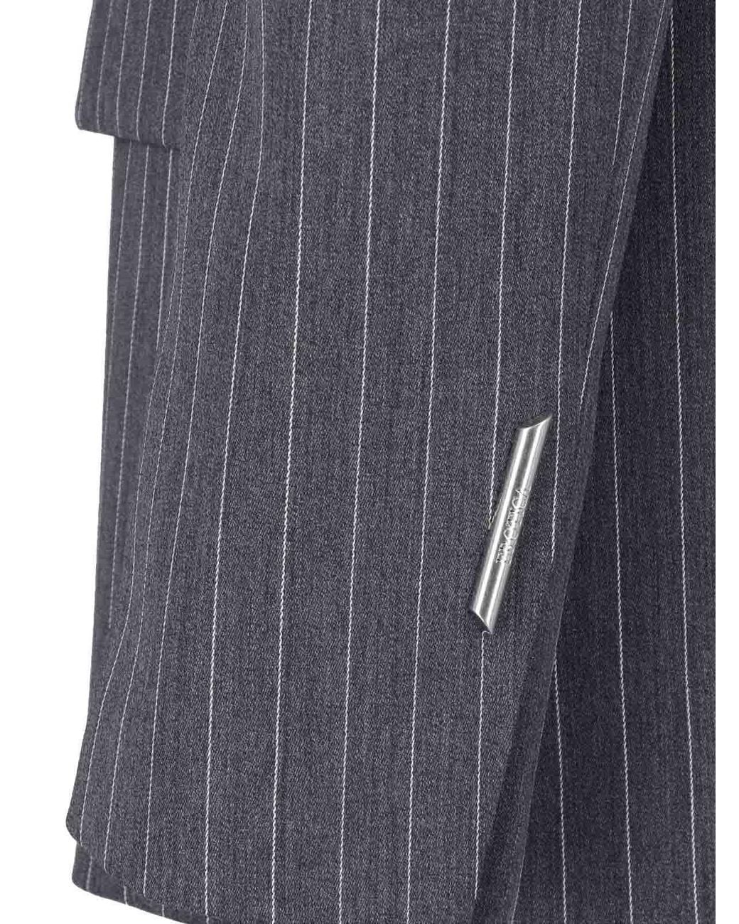 Dondup Black Single-Breasted Blazer