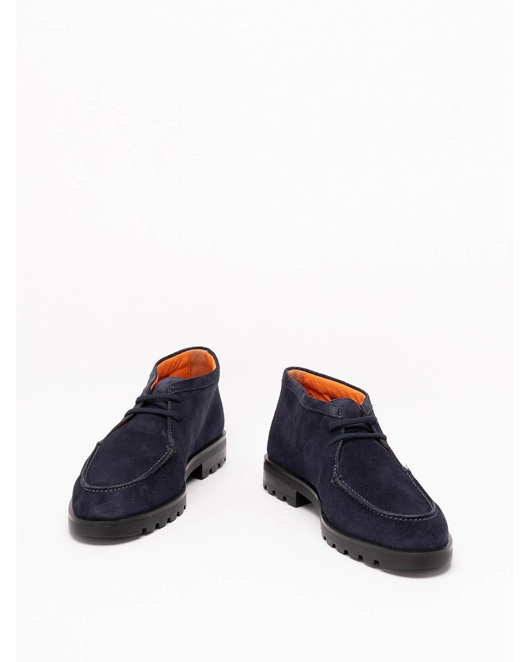 Santoni Blue 'Rock' Lace Up for men