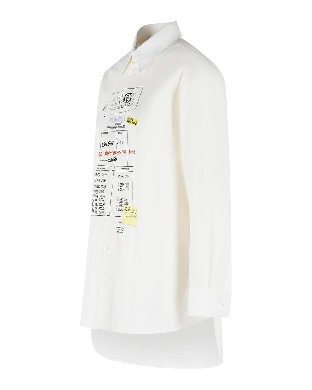 MM6 by Maison Margiela White Cotton Shirt