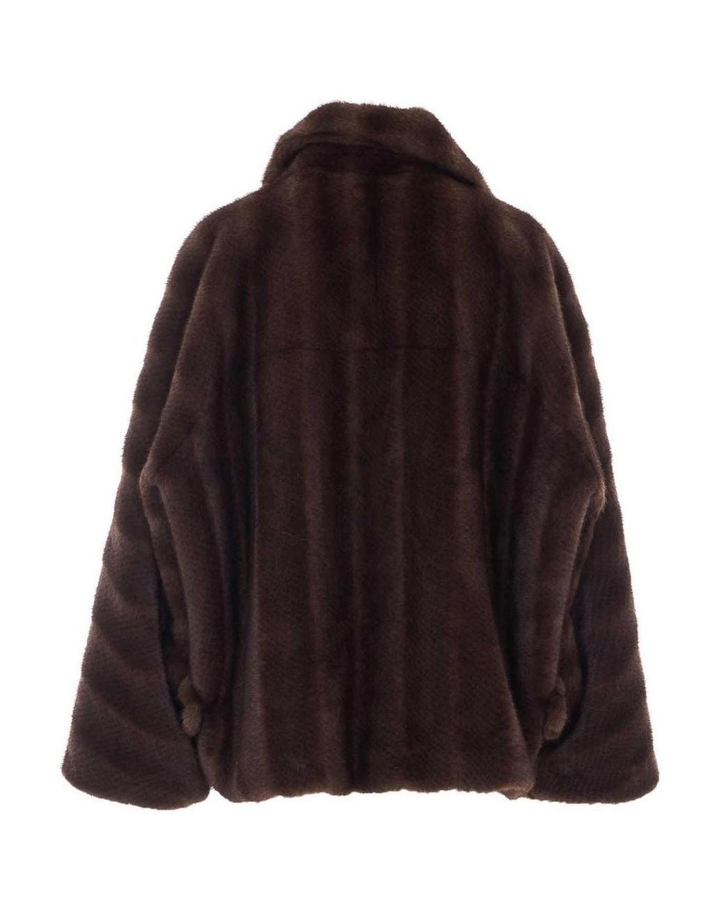S.w.o.r.d 6.6.44 Brown Faux Fur Jacket