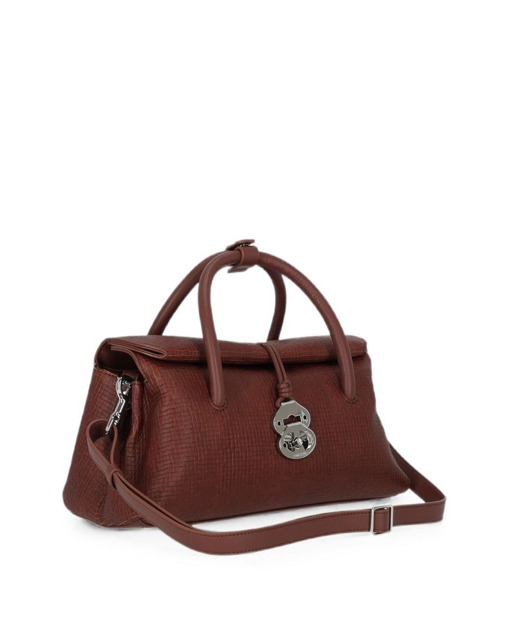 Zanellato Brown Small Leather Tote Handbag