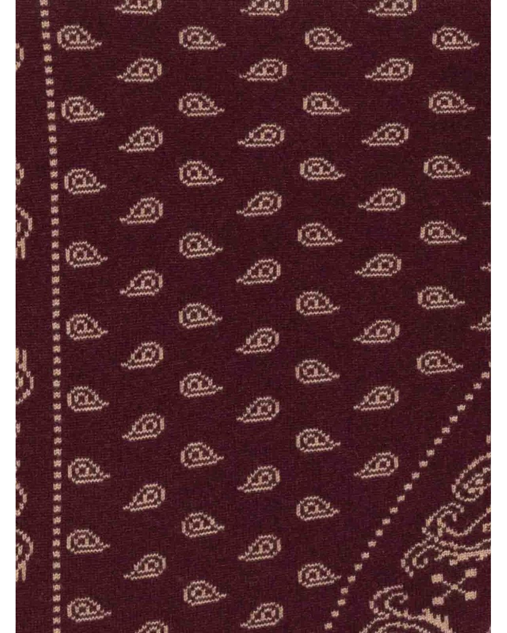 Guest In Residence Purple Printed Cashmere Foulard