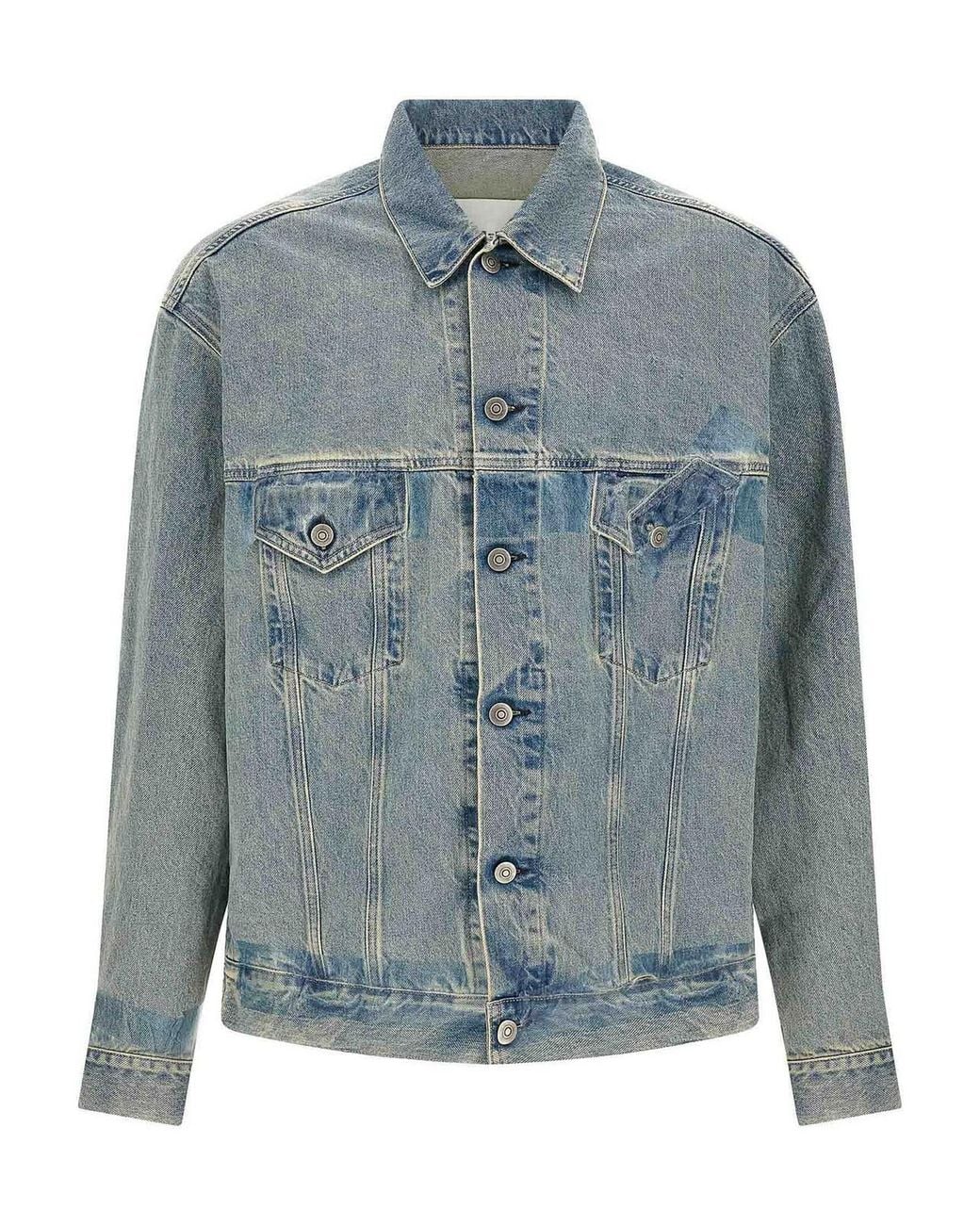 Maison Margiela Blue 'Taped' Jacket for men