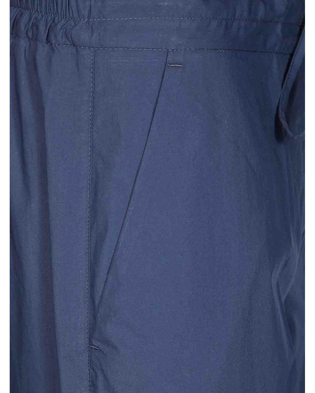 P.A.R.O.S.H. Blue Wide Cotton Trousers