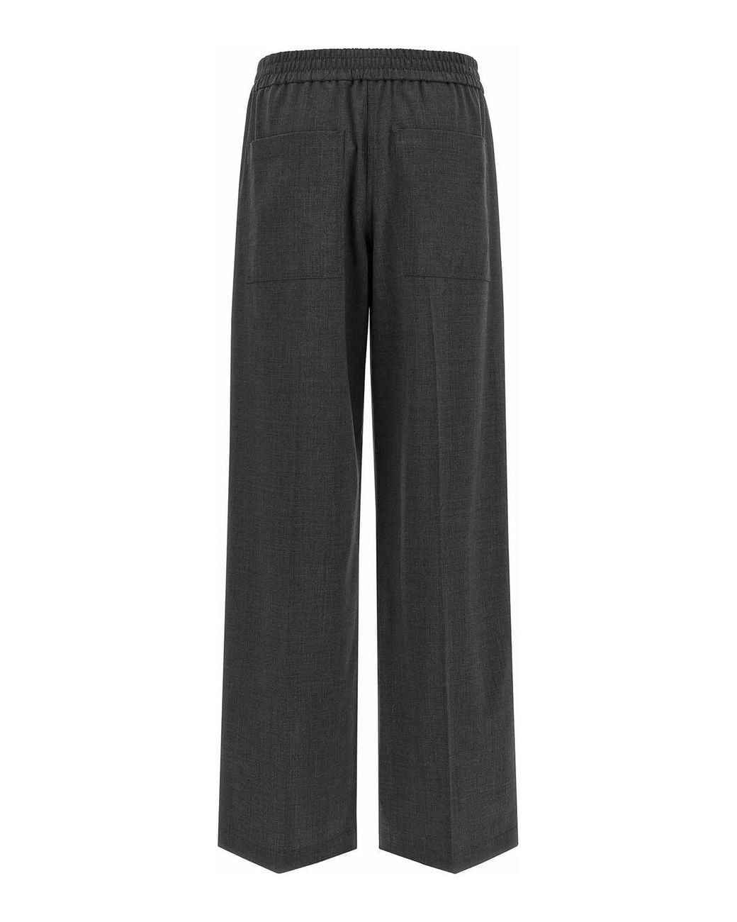 Brunello Cucinelli Black Cool Wool Trousers