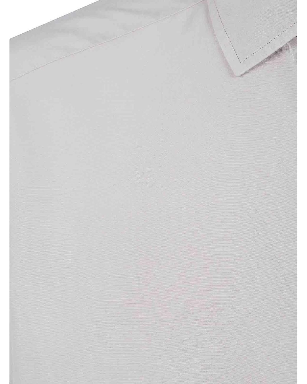Zegna White Z Lux Leisurewear Shirt for men