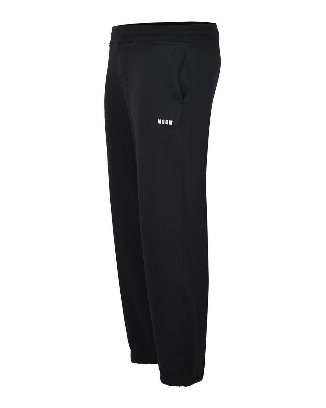 MSGM Blue Msgm Pants Made Of Cotton for men