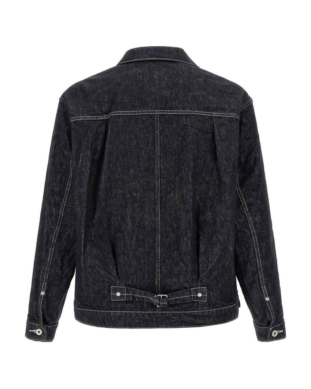 Comme Des Garcons Hommes Plus Black Pleated Detail Jacket for men