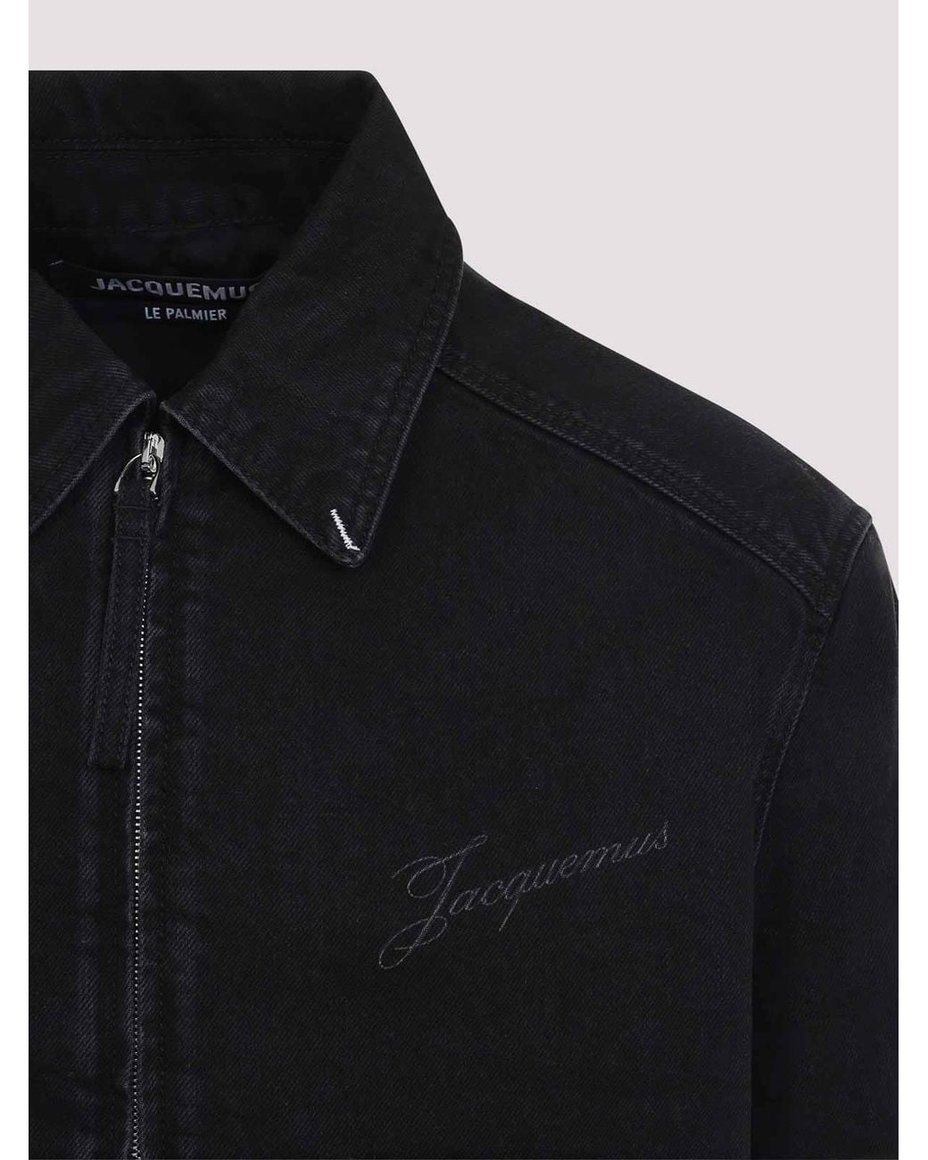 Jacquemus Black Jaquemus La Veste De-Nimes Canevas Jacket for men