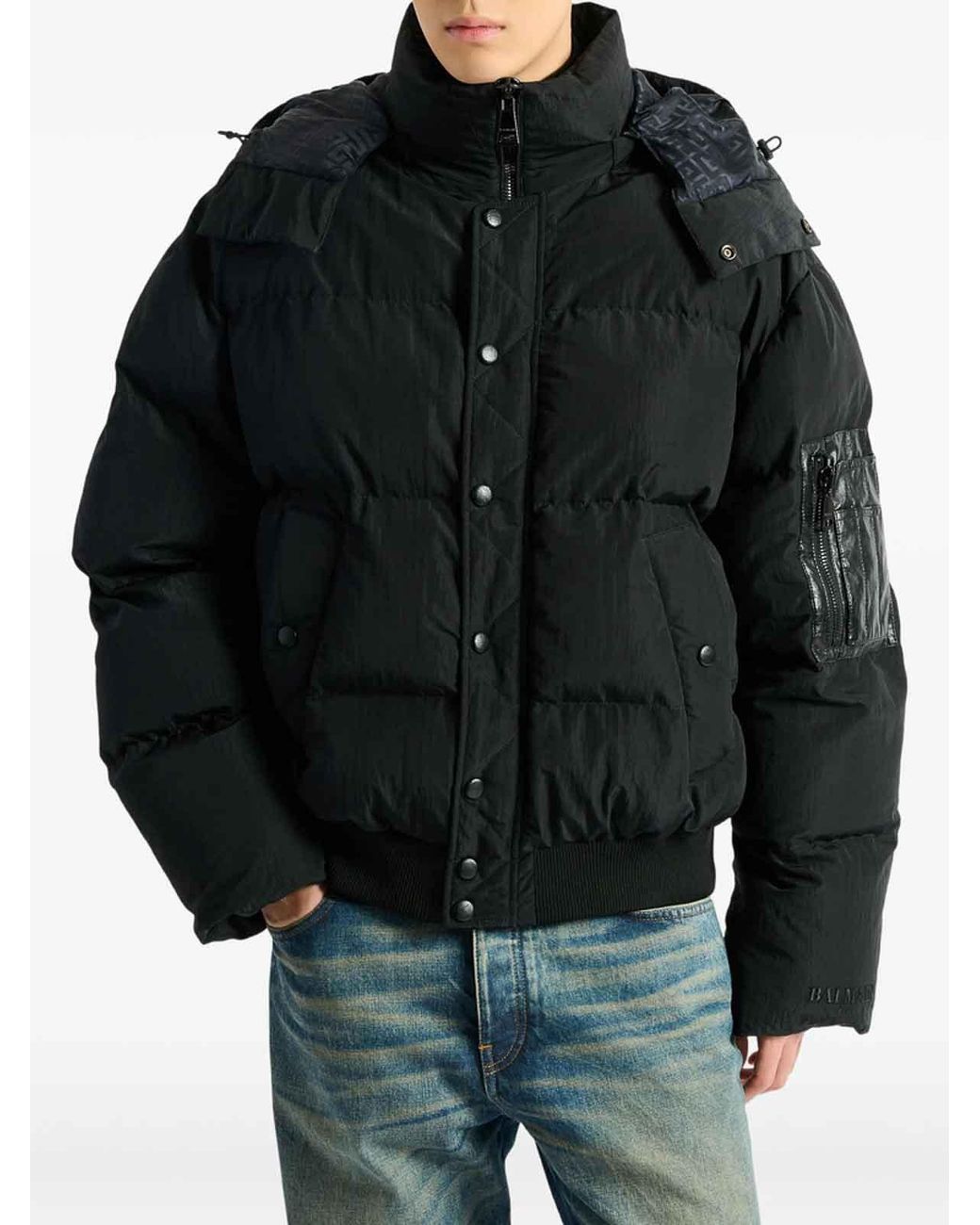 Balmain Black Outerwear for men