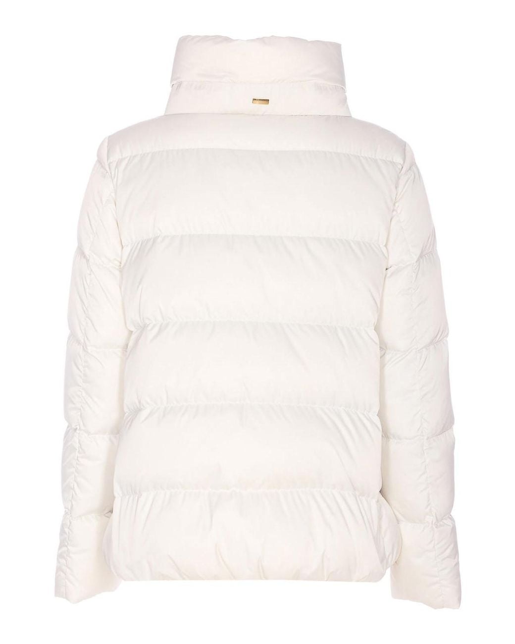 Herno White 'Satin Cape' Jacket