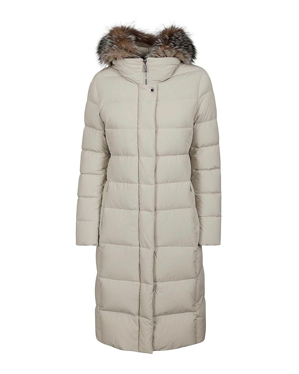Moorer Gray Long Coat