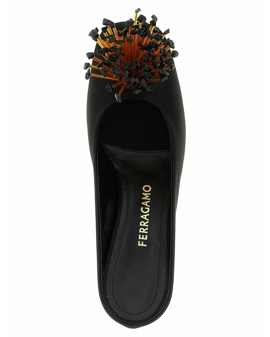 Ferragamo Black Safi Mules