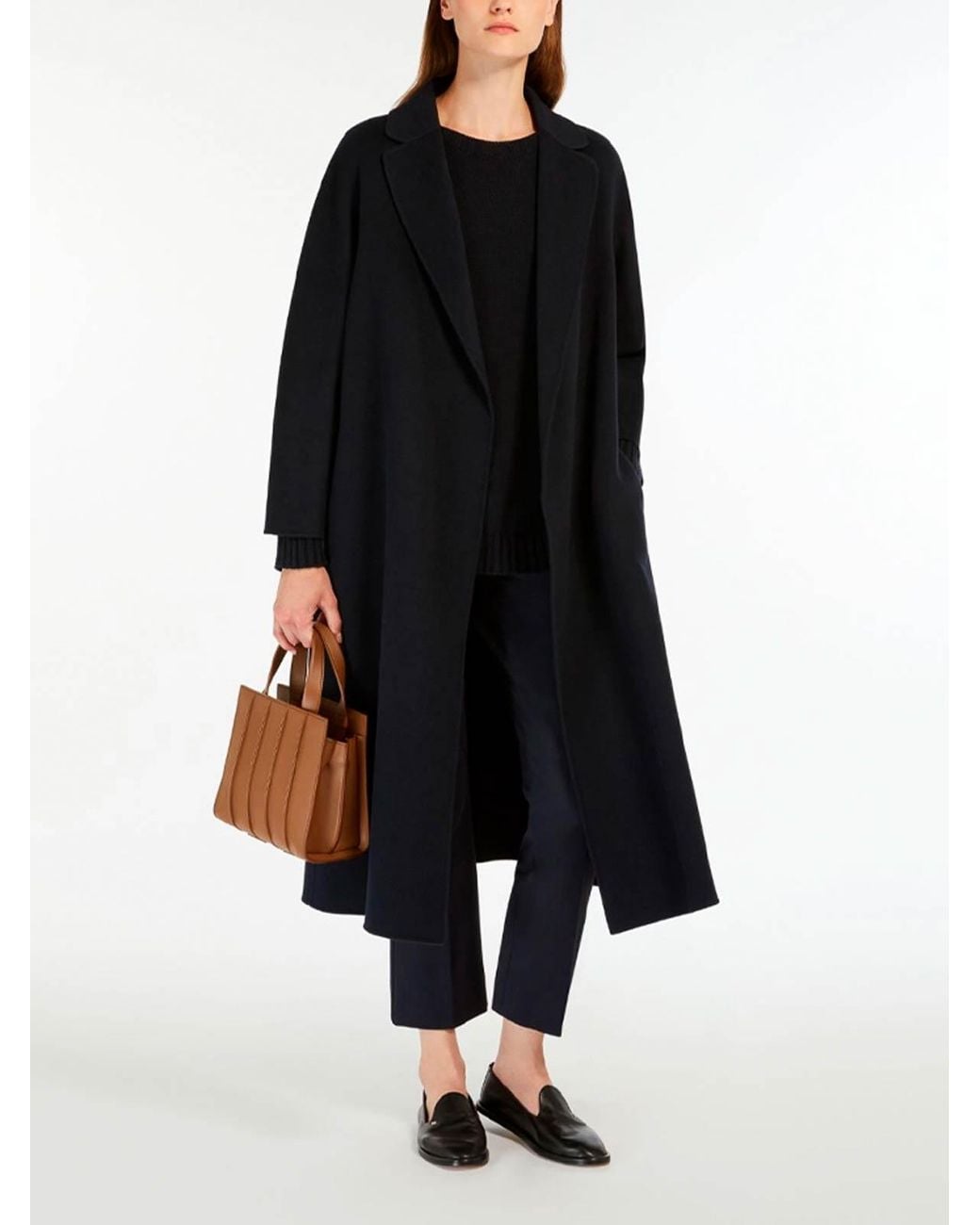 Abrigo Midi Max Mara de color Black