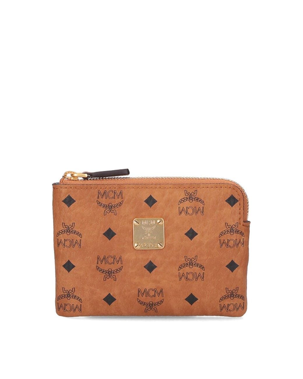 MCM Brown Portamonete Zip