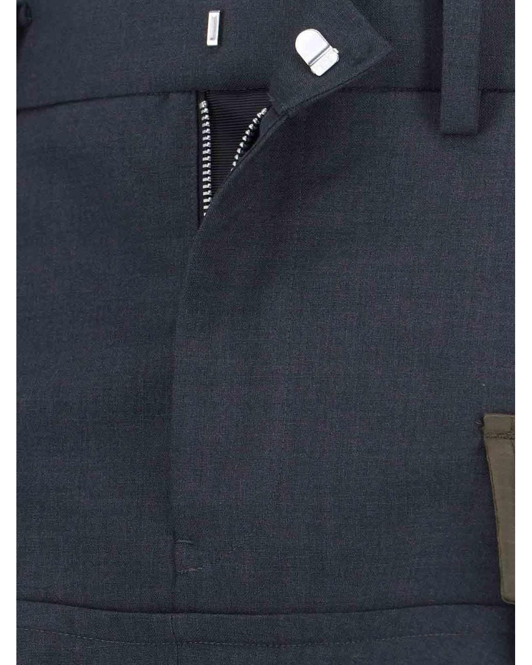 Sacai Blue Midi Skirt