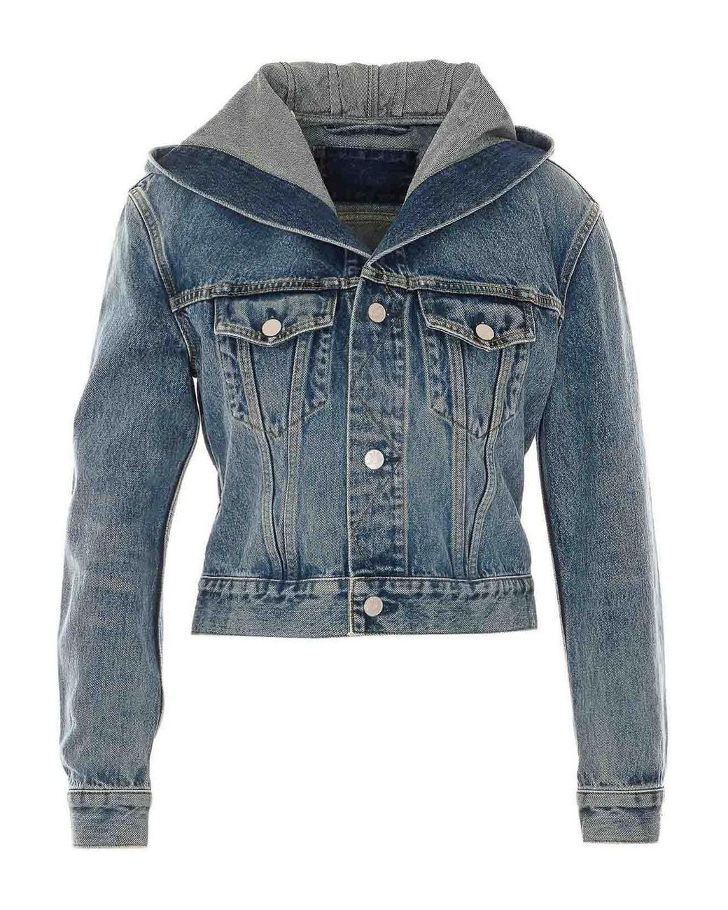 Alaïa Blue Denim Trucker Denim Jacket
