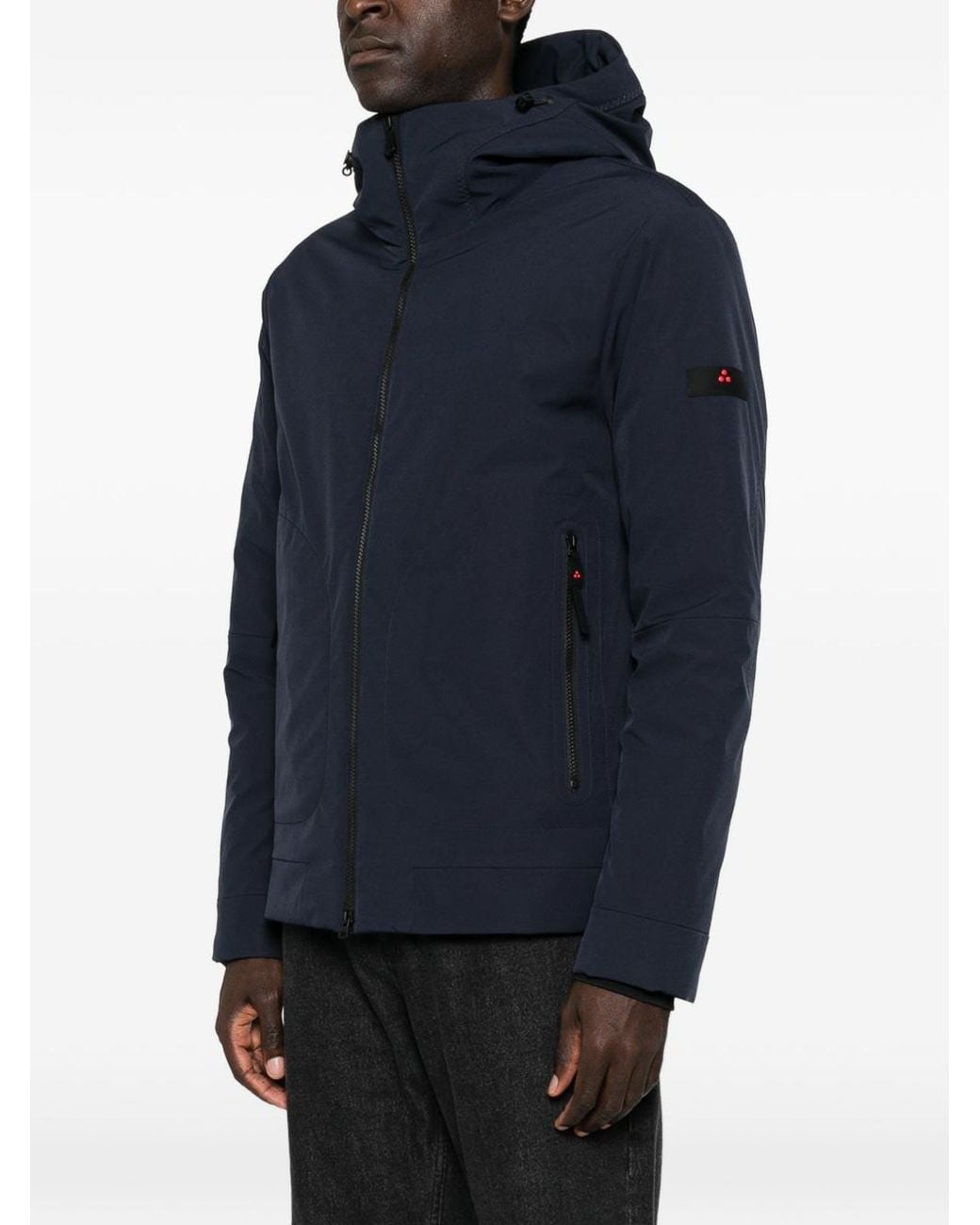 Peuterey Blue Short Technical Jacket for men