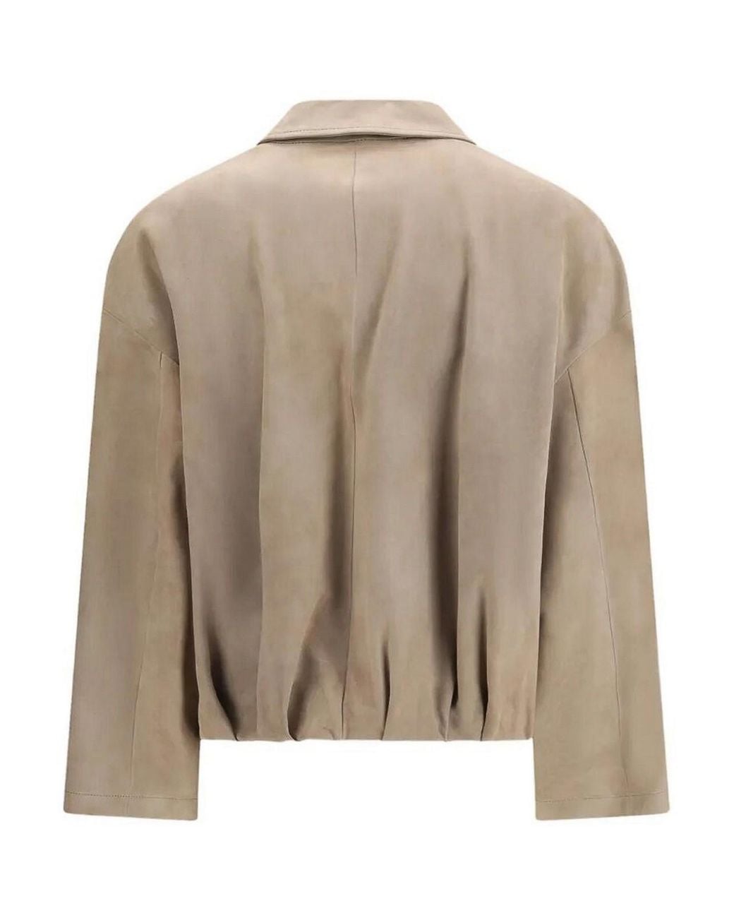 Salvatore Santoro Natural Suede Bomber Jacket