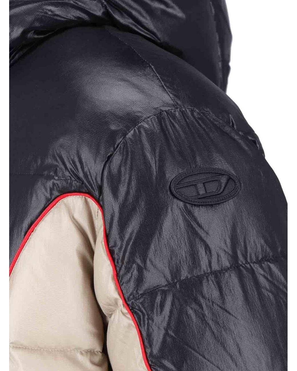 DIESEL Black W Ostend Down Jacket for men