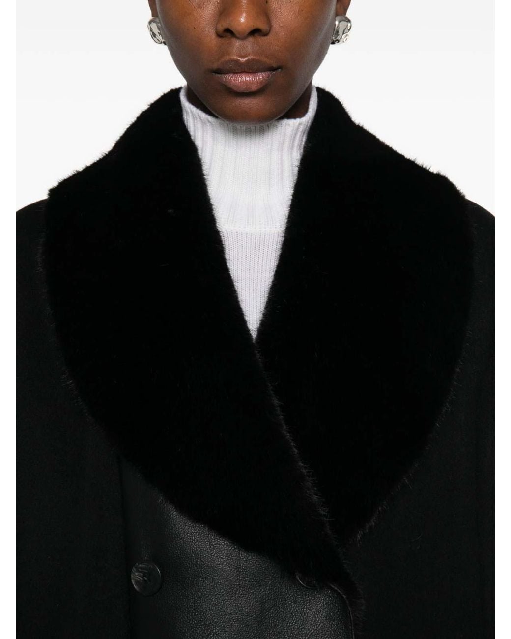 Twinset Black Coat