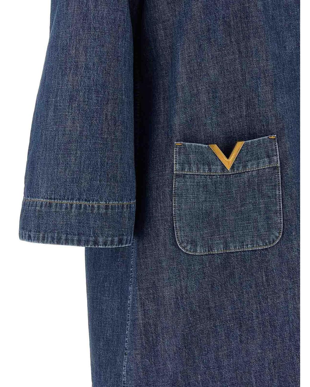 Valentino Garavani Blue Vgold Dress